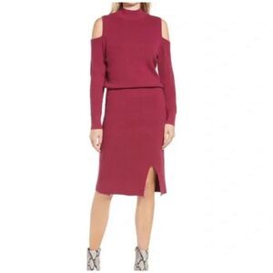 Chelsea28 Cold Shoulder Sweater Dress Women’s Size Large